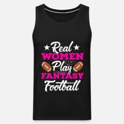 'Echte Frauen Spielen Fantasy Football' Männer Premium Tanktop | Spreadshirt -Steman Clothing Shop echte frauen spielen fantasy football maenner premium tanktop 6