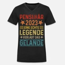 'Echte Legende Verläßt Das Gelände Pensionär 2023' Männer Bio T-Shirt Mit V-Ausschnitt | Spreadshirt -Steman Clothing Shop echte legende verlaesst das gelaende pensionaer 2023 maenner bio t shirt mit v ausschnitt 4