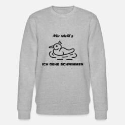 'Ente Schwimmen' Männer Bio Pullover | Spreadshirt -Steman Clothing Shop ente schwimmen maenner bio pullover 4