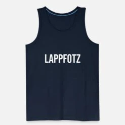 'Erzgebirge Lappfotz' Männer Premium Tanktop | Spreadshirt -Steman Clothing Shop erzgebirge lappfotz maenner premium tanktop 4