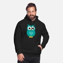'Eule' Unisex Bio Hoodie | Spreadshirt -Steman Clothing Shop eule unisex bio hoodie 4