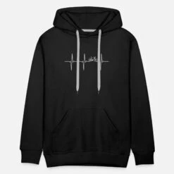 'Fahrrad EKG' Männer Premium Hoodie | Spreadshirt -Steman Clothing Shop fahrrad ekg maenner premium hoodie 2