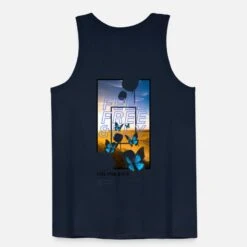 'Feel Free & Fly, Schmetterlinge, Sonnenuntergang' Männer Premium Tanktop | Spreadshirt -Steman Clothing Shop feel free fly schmetterlinge sonnenuntergang maenner premium tanktop 5