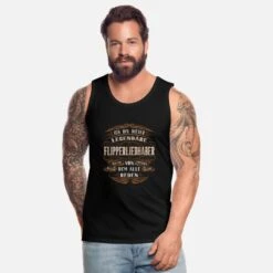 'Flipper-liebhaher Ich Bin Dieser Legendäre Flipper' Männer Premium Tanktop | Spreadshirt -Steman Clothing Shop flipper liebhaher ich bin dieser legendaere flipper maenner premium tanktop 1