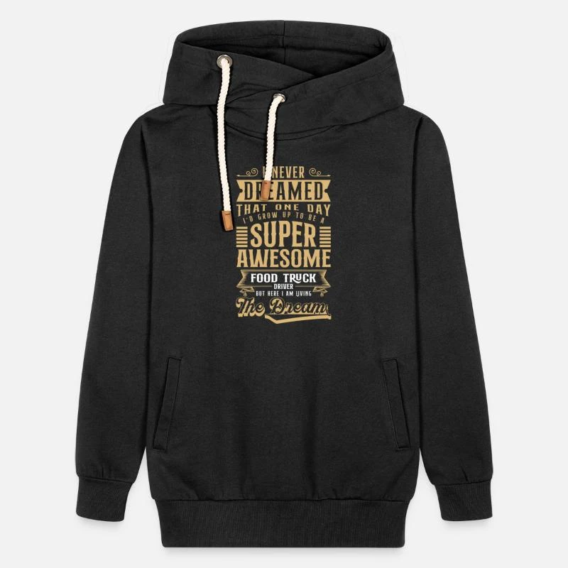 'Food Truck Essen Foodtrucker Pommes' Unisex Schalkragen Hoodie | Spreadshirt 7 'Food Truck Essen Foodtrucker Pommes' Unisex Schalkragen Hoodie | Spreadshirt – Bild 5