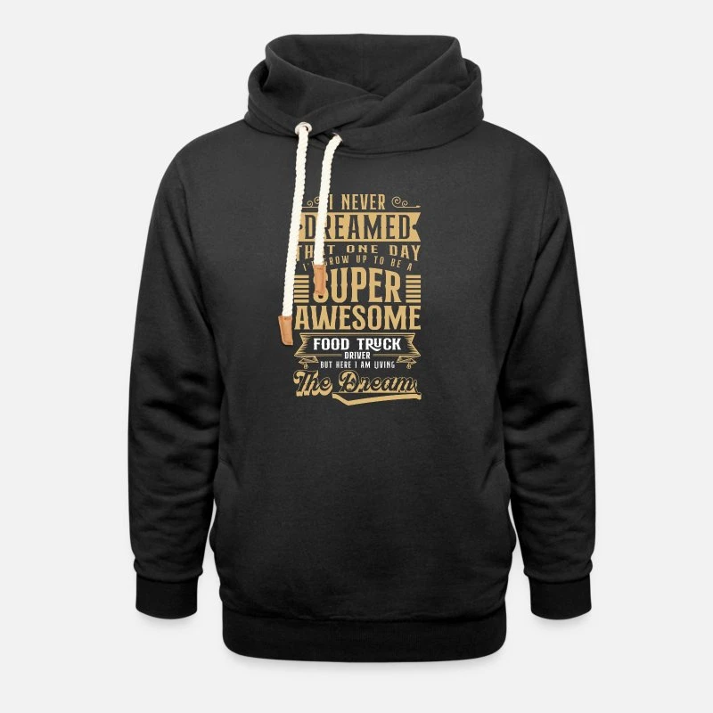 'Food Truck Essen Foodtrucker Pommes' Unisex Schalkragen Hoodie | Spreadshirt 9 'Food Truck Essen Foodtrucker Pommes' Unisex Schalkragen Hoodie | Spreadshirt – Bild 7