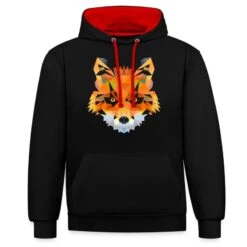 'Fuchs' Unisex Hoodie Zweifarbig | Spreadshirt
