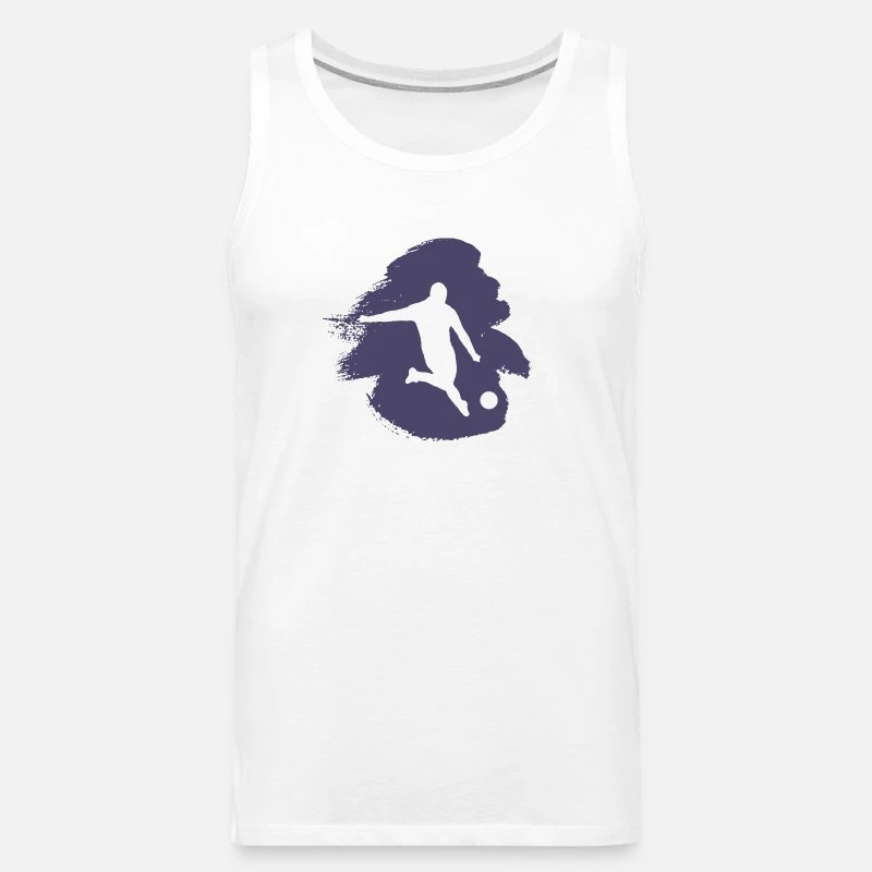 'Fußballer Mittelfeldspieler Fußballspieler' Männer Premium Tanktop | Spreadshirt 9 'Fußballer Mittelfeldspieler Fußballspieler' Männer Premium Tanktop | Spreadshirt – Bild 7