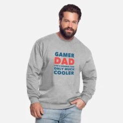 'Gamer Dad - Papa Vater Zocker, Spieler' Unisex Pullover | Spreadshirt -Steman Clothing Shop gamer dad papa vater zocker spieler unisex pullover 1
