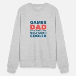 'Gamer Dad - Papa Vater Zocker, Spieler' Unisex Pullover | Spreadshirt -Steman Clothing Shop gamer dad papa vater zocker spieler unisex pullover 4
