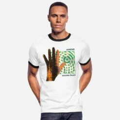 'Genesis Invisible Touch Logo' Männer Ringer T-Shirt | Spreadshirt