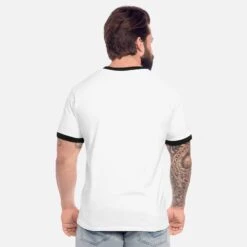 'Genesis Invisible Touch Logo' Männer Ringer T-Shirt | Spreadshirt -Steman Clothing Shop genesis invisible touch logo maenner ringer t shirt 3