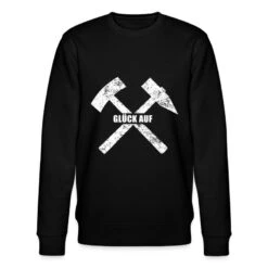'GLÜCK AUF' Männer Bio Pullover | Spreadshirt