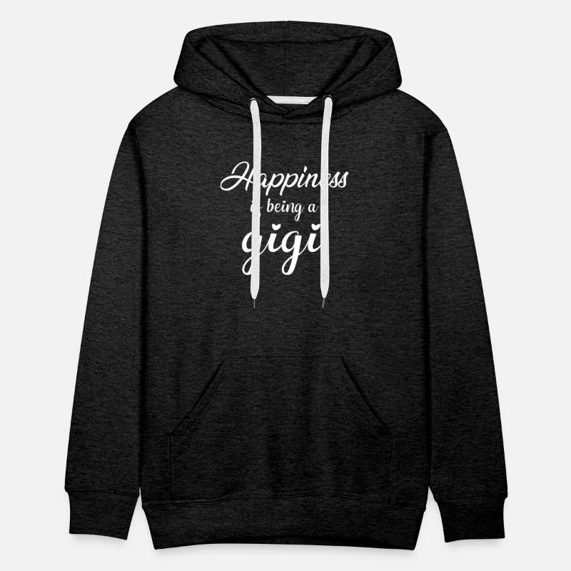 'Glück Ist Gigi, Gigi, Geschenk Für Gigi, Bl' Männer Premium Hoodie | Spreadshirt 5 'Glück Ist Gigi, Gigi, Geschenk Für Gigi, Bl' Männer Premium Hoodie | Spreadshirt – Bild 3