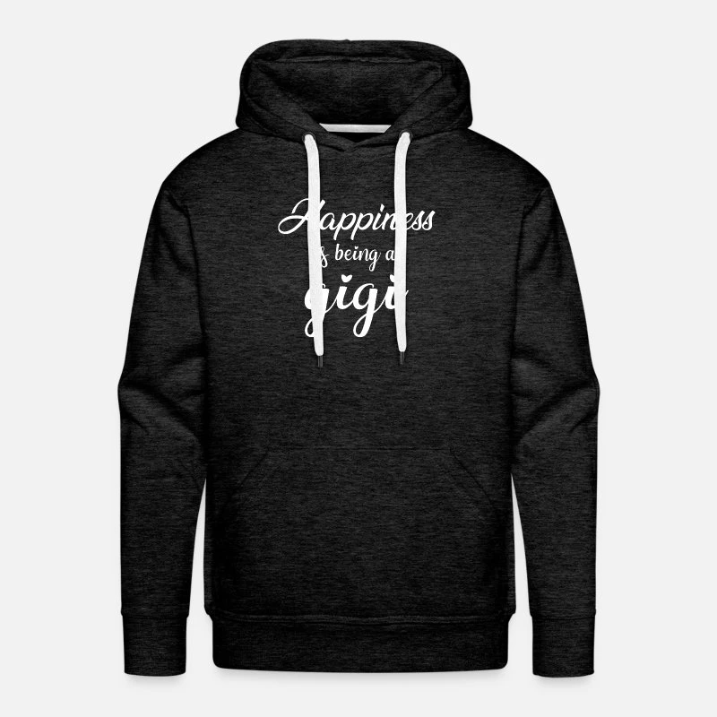 'Glück Ist Gigi, Gigi, Geschenk Für Gigi, Bl' Männer Premium Hoodie | Spreadshirt 7 'Glück Ist Gigi, Gigi, Geschenk Für Gigi, Bl' Männer Premium Hoodie | Spreadshirt – Bild 5