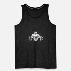 'Gym Gorilla - Beast Mode Fitness Badybulding' Männer Premium Tanktop | Spreadshirt -Steman Clothing Shop gym gorilla beast mode fitness badybulding maenner premium tanktop 4