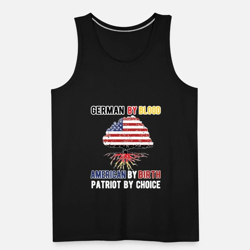 'Halb Deutscher Halb Amerikaner USA Deutschland' Männer Premium Tanktop | Spreadshirt 7 'Halb Deutscher Halb Amerikaner USA Deutschland' Männer Premium Tanktop | Spreadshirt – Bild 5