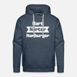'Hamburger Hamburg Hart Härter' Männer Premium Hoodie | Spreadshirt -Steman Clothing Shop hamburger hamburg hart haerter maenner premium hoodie 4