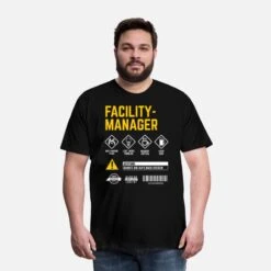'Hausmeister Sicherheitshinweise Facility Manager' Männer Premium T-Shirt | Spreadshirt -Steman Clothing Shop hausmeister sicherheitshinweise facility manager maenner premium t shirt 2