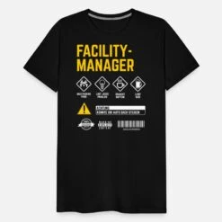 'Hausmeister Sicherheitshinweise Facility Manager' Männer Premium T-Shirt | Spreadshirt -Steman Clothing Shop hausmeister sicherheitshinweise facility manager maenner premium t shirt 4