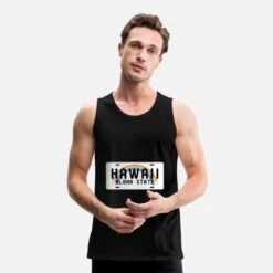'Hawaii Aloha State' Männer Premium Tanktop | Spreadshirt