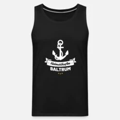 'Heimathafen Baltrum' Männer Premium Tanktop | Spreadshirt -Steman Clothing Shop heimathafen baltrum maenner premium tanktop 6