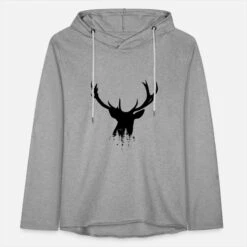 'hirsch Geweih Deer Forest Symbol Portrait Wald' Unisex Kapuzen-Sweatshirt | Spreadshirt -Steman Clothing Shop hirsch geweih deer forest symbol portrait wald unisex kapuzen sweatshirt 6