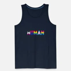 'HUMAN LGBT Flag Gay Pride Month Transgender Rainbo' Männer Premium Tanktop | Spreadshirt -Steman Clothing Shop human lgbt flag gay pride month transgender rainbo maenner premium tanktop 4