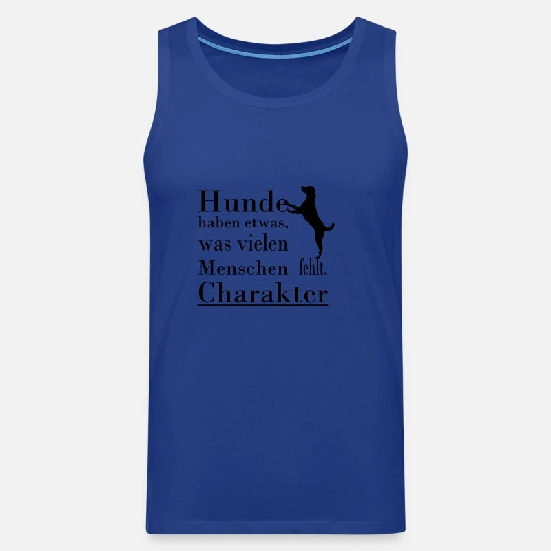'Hund Sprüche' Männer Premium Tanktop | Spreadshirt 9 'Hund Sprüche' Männer Premium Tanktop | Spreadshirt – Bild 7