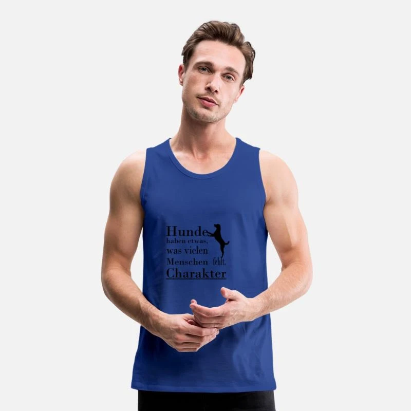 'Hund Sprüche' Männer Premium Tanktop | Spreadshirt 3 'Hund Sprüche' Männer Premium Tanktop | Spreadshirt