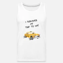 'I Survived My Trip To NYC' Männer Premium Tanktop | Spreadshirt -Steman Clothing Shop i survived my trip to nyc maenner premium tanktop 6