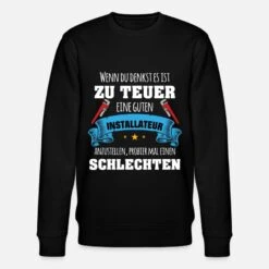 'Installateur Heizungsbauer Elektroinstallateur' Männer Bio Pullover | Spreadshirt 11 'Installateur Heizungsbauer Elektroinstallateur' Männer Bio Pullover | Spreadshirt -Steman Clothing Shop installateur heizungsbauer elektroinstallateur maenner bio pullover 4