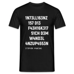 Gildan 'intelligenz' Männer T-Shirt | Spreadshirt -Steman Clothing Shop intelligenz maenner t shirt 4