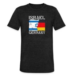 'Israel Deutschland Herkunft National Flagge' Unisex T-Shirt Meliert | Spreadshirt -Steman Clothing Shop israel deutschland herkunft national flagge unisex t shirt meliert 2