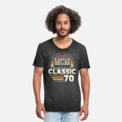 'Jahrgang 1970 Retro Vintage Geburtstag' Männer Vintage T-Shirt | Spreadshirt