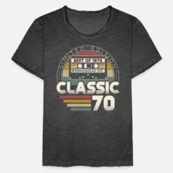 'Jahrgang 1970 Retro Vintage Geburtstag' Männer Vintage T-Shirt | Spreadshirt -Steman Clothing Shop jahrgang 1970 retro vintage geburtstag maenner vintage t shirt 4