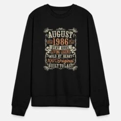 'Jahrgang August 1986 Geboren Geburtstag Geschenk' Unisex Pullover | Spreadshirt -Steman Clothing Shop jahrgang august 1986 geboren geburtstag geschenk unisex pullover 4