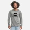 'Japanische Roadster Zeichnung In Der Vorderansicht' Unisex Kapuzen-Sweatshirt | Spreadshirt -Steman Clothing Shop japanische roadster zeichnung in der vorderansicht unisex kapuzen sweatshirt