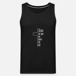 'Jesus The Way The Truth And The Life Christianity' Männer Premium Tanktop | Spreadshirt -Steman Clothing Shop jesus the way the truth and the life christianity maenner premium tanktop 6