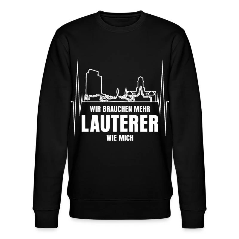 'Kaiserslautern Lauterer Kaiserslauterer' Männer Bio Pullover | Spreadshirt 6 'Kaiserslautern Lauterer Kaiserslauterer' Männer Bio Pullover | Spreadshirt – Bild 4