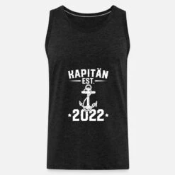 'Kapitän Seit 2022 Segler Bootsbesitzer Geschenk' Männer Premium Tanktop | Spreadshirt -Steman Clothing Shop kapitaen seit 2022 segler bootsbesitzer geschenk maenner premium tanktop 6