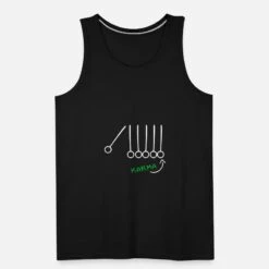 'Karma!' Männer Premium Tanktop | Spreadshirt -Steman Clothing Shop karma maenner premium tanktop 4