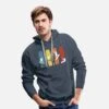 'KITESURF' Männer Premium Hoodie | Spreadshirt -Steman Clothing Shop kitesurf maenner premium hoodie
