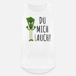 'Lauch Mit Spruch Du Mich Lauch In Schwarz' Männer Sport Tanktop | Spreadshirt -Steman Clothing Shop lauch mit spruch du mich lauch in schwarz maenner sport tanktop 4