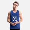 'Lausbua 01 02 Bayerisch Bayern Dialekt Bayer Junge' Männer Premium Tanktop | Spreadshirt -Steman Clothing Shop lausbua 01 02 bayerisch bayern dialekt bayer junge maenner premium tanktop