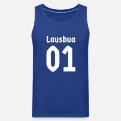 'Lausbua 01 02 Bayerisch Bayern Dialekt Bayer Junge' Männer Premium Tanktop | Spreadshirt -Steman Clothing Shop lausbua 01 02 bayerisch bayern dialekt bayer junge maenner premium tanktop 6