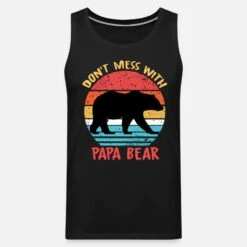 'Leg Dich Nicht Mit PAPA BEAR An - Vatertagsgeschenk' Männer Premium Tanktop | Spreadshirt -Steman Clothing Shop leg dich nicht mit papa bear an vatertagsgeschenk maenner premium tanktop 6