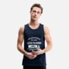 'Leg Dich Niemals Mit Einem LKW-Fahrer An' Männer Premium Tanktop | Spreadshirt -Steman Clothing Shop leg dich niemals mit einem lkw fahrer an maenner premium tanktop