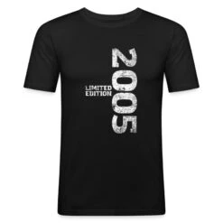 Stedman 'Limited Edition 2005 18. Geburtstag Geschenk' Männer Slim Fit T-Shirt | Spreadshirt -Steman Clothing Shop limited edition 2005 18 geburtstag geschenk maenner slim fit t shirt 3