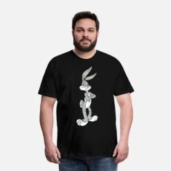 'Looney Tunes Bugs Bunny Vintage Pose' Männer Premium T-Shirt | Spreadshirt -Steman Clothing Shop looney tunes bugs bunny vintage pose maenner premium t shirt 2